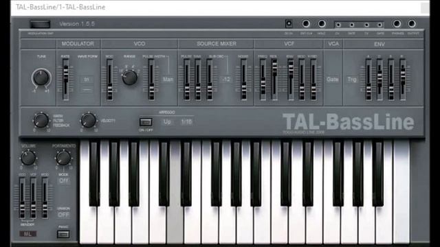 Bassline by TAL AUDIO free 64 bit vst plugins смотреть онлайн