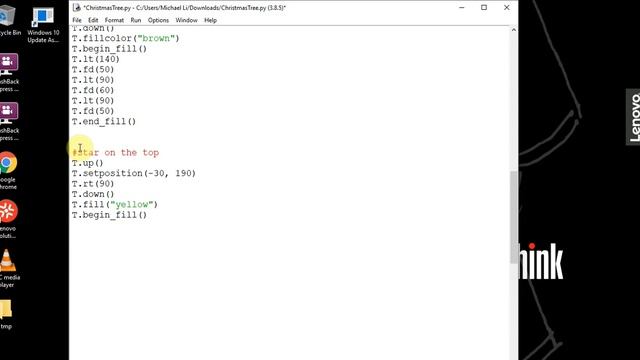 Python Turtle Graphics Tutorial - Draw a Christmas Tree with Flashing Lights to Celebrate Christmas смотреть онлайн