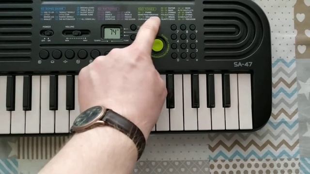Распаковка - Синтезатор Casio SA-47 смотреть онлайн