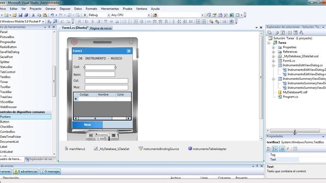 CREACION DE BASE DATOS EN WINDOWS MOBILE смотреть онлайн