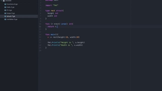 7 - Struct - Go Lang Tutorial In Hindi смотреть онлайн