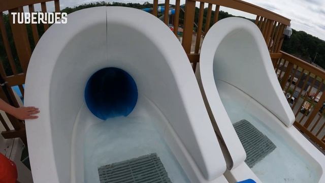 All Water Slides At SplashDown Beach! Waterpark Fishkill NY