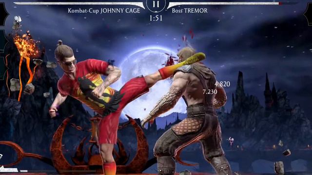 Mortal Kombat Mobile Schwarzer Drache Turm 1,Level 90 Boss Tremor смотреть онлайн