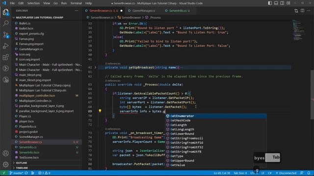 Creating a LAN Multiplayer Server Browser in Godot! C# смотреть онлайн