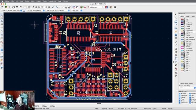 KiCad Example 12/12 Silks