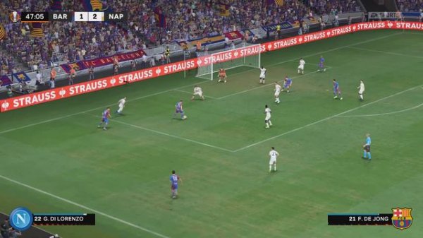 FIFA 22 - Barcelona Vs Napoli Ft. Aubameyang, Traore, Torres, - UEFA Europa League Second Leg - 4K