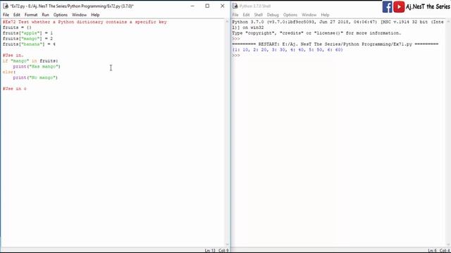 สอน Python EP.12 (3/3) Dictionary Ex71-73 Python Dictionaries เขียนโปรแกรมภาษาไพธอนกันเถอะ смотреть онлайн