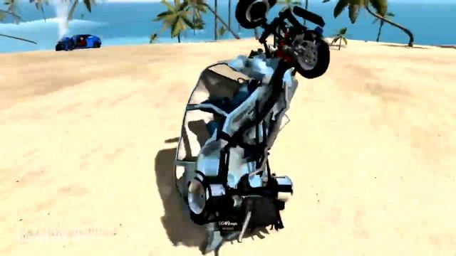 Retro Car Mayhem: Epic Jumps and Stunts in BeamNG.drive смотреть онлайн