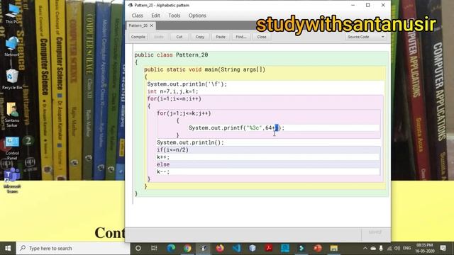 JAVA String Handling Part 28: Alphabetic Pattern смотреть онлайн