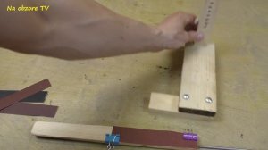 Проще не бывает! Самая простая точилка для ножей своими руками! How to make Knife Sharpener!