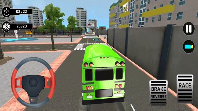 School Bus Driving Games 3D e#3 - Bus Driving Simulator - Car Games смотреть онлайн