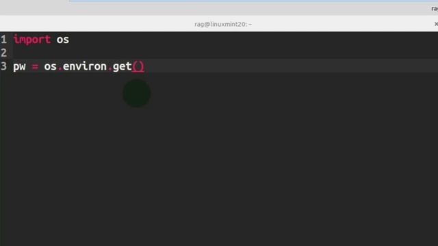 Passwords Inside Code | Use os.environ with Python so passwords are not exposed смотреть онлайн
