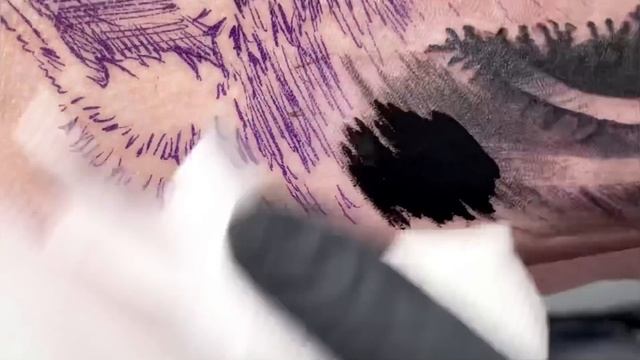 Wolf tattoo | Time lapse смотреть онлайн