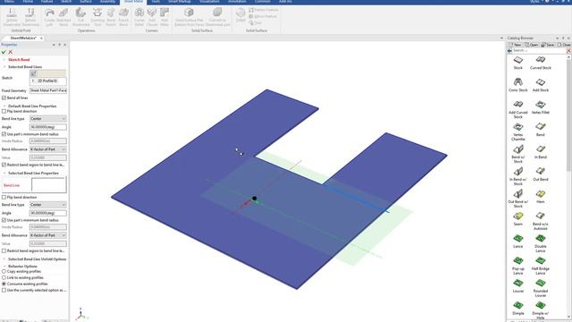 IronCAD Sketch Bend Restrict Length of Bend | My Triball смотреть онлайн