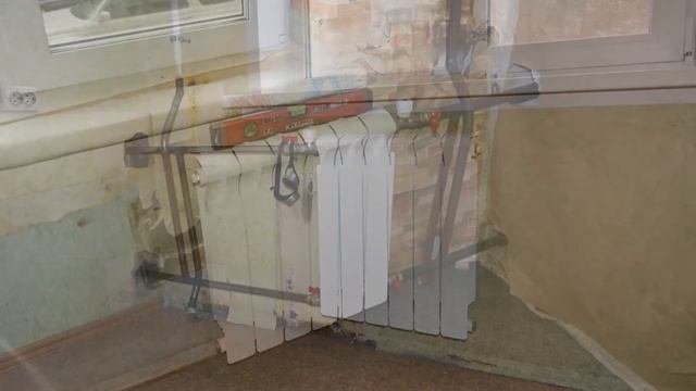 Монтаж 2 радиаторов параллельно - биметаллические Рифар Монолит.