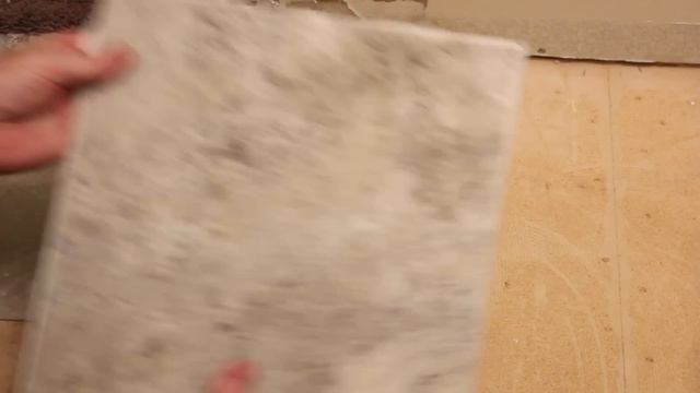 Weekend Bathroom Remodel Part 2: Laying Vinyl Tiles