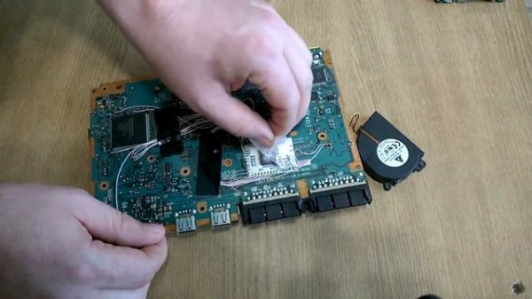 Замена термопрокладки в ps2 slim