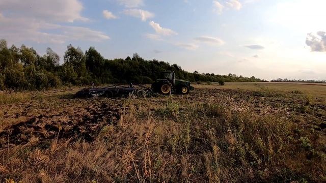 Целина. Будни тракториста. John deere 8430. деревенская жизнь. татар кое. курай. смотреть онлайн