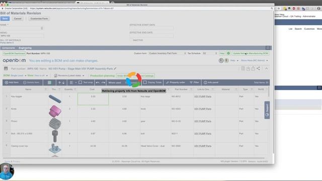 OpenBOM - Oracle NetSuite integration - overview смотреть онлайн