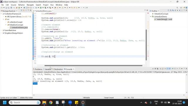 #5 Collection framework in java | Linked List Concept | Methods in LinkedList | Hands-on смотреть онлайн