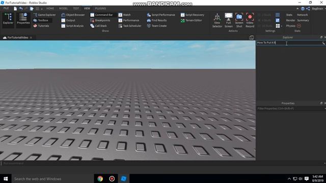 Roblox Studio How To Arrange The Explorer And Properties Perfect смотреть онлайн