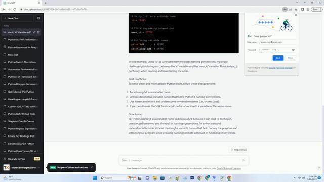 'id' is a bad variable name in Python смотреть онлайн