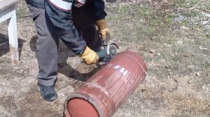 Как безопасно распилить баллон пропановский