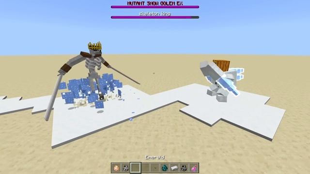 SKELETON KING vs All mutant creatures in Minecraft - Skeleton King vs Mutant mobs смотреть онлайн