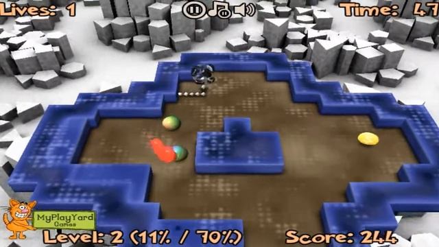 Флеш игры Xonix 3D - Levels Pack смотреть онлайн