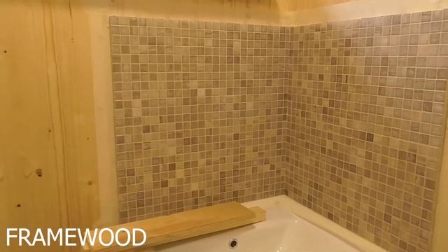 Отделка санузла в срубе . Часть 10. Подоконник и свет. смотреть онлайн