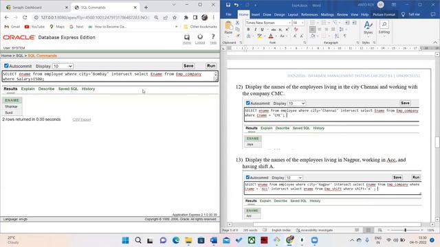 SET OPERATORS смотреть онлайн