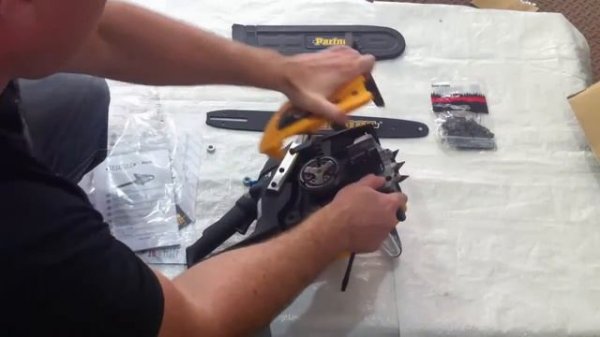 Обзор бензопилы Partner P350S(Партнер P350S) ч.1