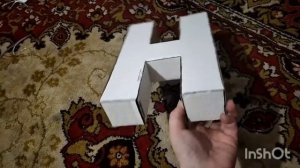 Объемная буква из картона