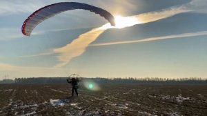 Парамотор. Старт ?⠀ Крыло ASA-Fly Хантер 30 Установка с мотором C-MAX с полуверхним подцепом