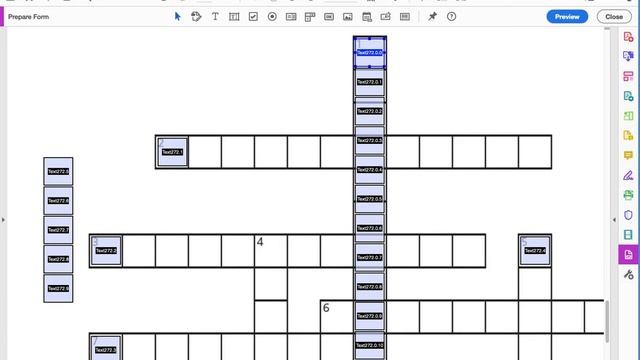 How To Create An Interactive Crossword Puzzle In Acrobat Pro