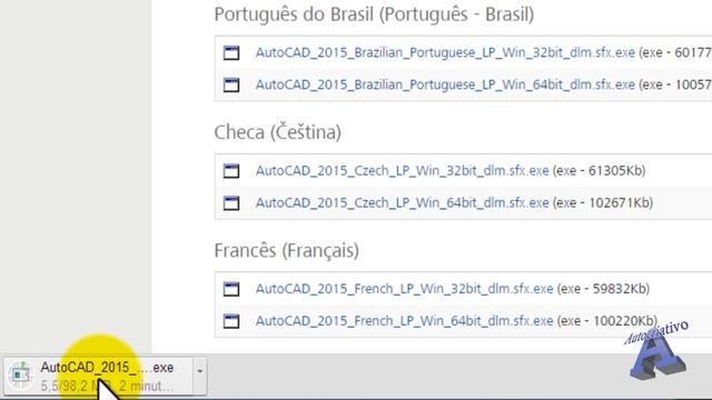 AutoCAD com dois idiomas - Language Packs - Autocriativo смотреть онлайн