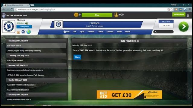 soccer manager 2016 gameplay смотреть онлайн