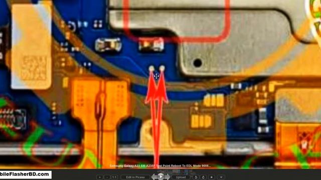 Samsung Galaxy A23 SM-A235F Test Point Reboot To EDL Mode 9008 #gsm_free_equipment