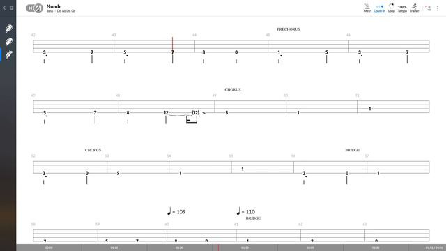 Linkin' Park - Numb (BASS TAB PLAY ALONG) смотреть онлайн