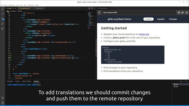 How to add translations to your React project смотреть онлайн