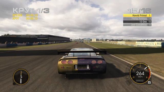 Race Driver: GRID #8 Гонки на выносливость Corvette C5-R смотреть онлайн