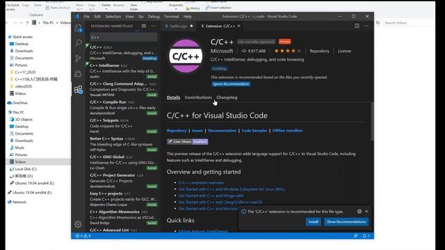 支持C++17的C++编译器minGW64安装，在VS code中配置minGW编译C++17程序 смотреть онлайн