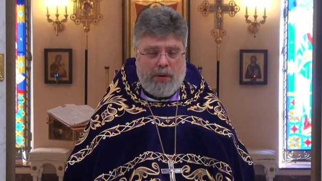 Проповедь отца Григория Григорьева 22 марта 2020 г. в Неделю Крестопоклонную. смотреть онлайн