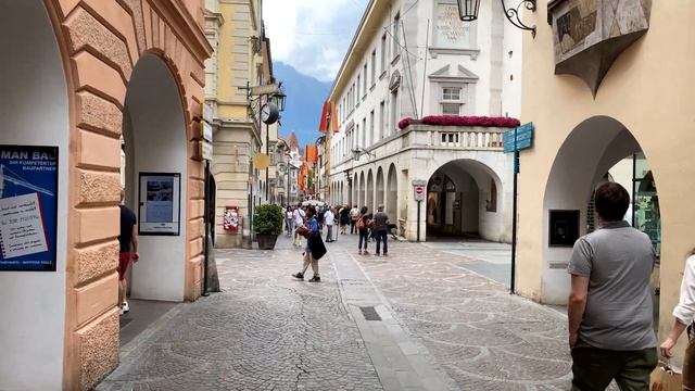Walking 4k Merano In Tirol In Italy