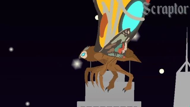 Godzilla 2001 Vs Mothra 2019 {Sticknodes Animations} смотреть онлайн