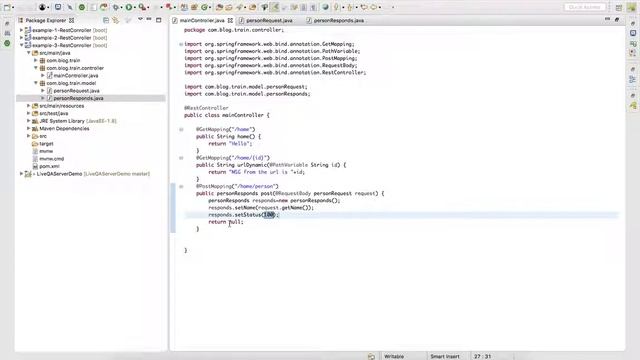 Spring boot อธิบายวิธีการใช้ @PostMapping @RequestBody смотреть онлайн