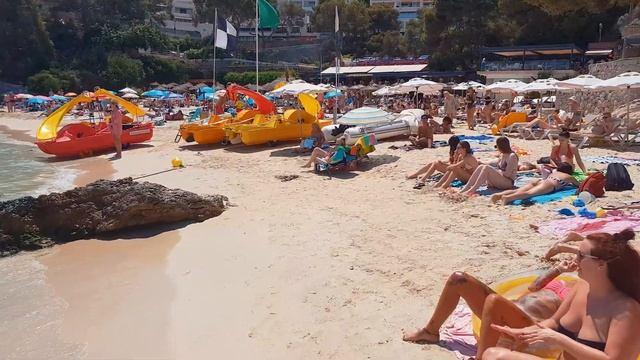 Walking Playa De Illetes Part 2 Beach, Mallorca, Spain 4K