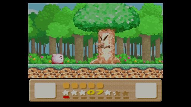 Kirby's Dream Land 3 Boss 1 - Whispy Woods смотреть онлайн