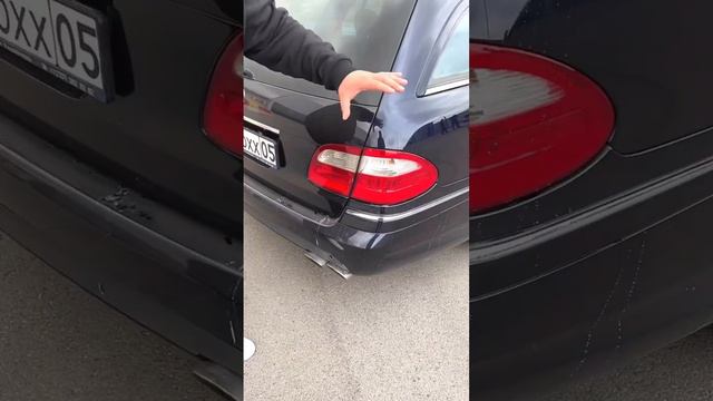 Mercedes Benz s211 e500 Вагон,универсал, универсальный автомобиль да еще и со звуком смотреть онлайн