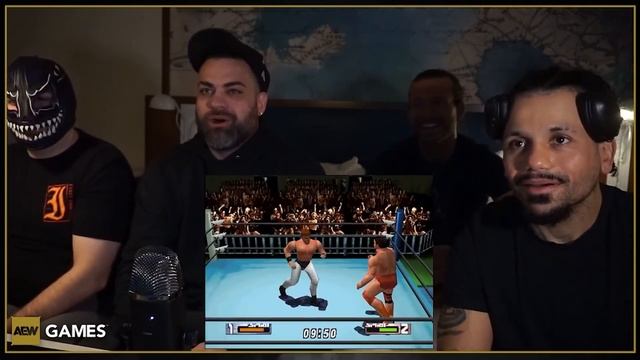 AEW Wrestlers' Battle In Virtual Pro Wrestling 2!